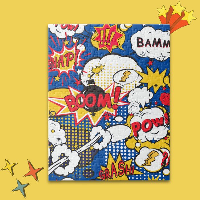 Puzzle Comic Book Superhero  (Créateur téléchargé)