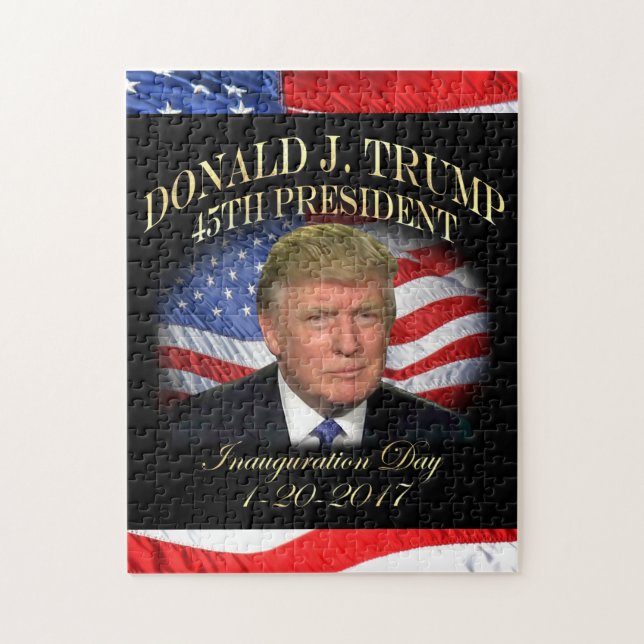 Puzzle Commémoration de l'investiture du président Donald (Vertical)