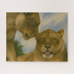 Puzzle Compagnie de Lioness en Golden Light