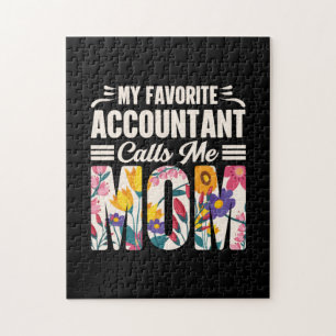 Puzzle Comptable Mon Comptable Favori M'Appelle Maman