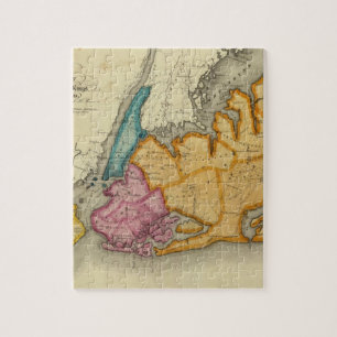 Puzzle Comtés de New York, Queens, Kings, Richmond