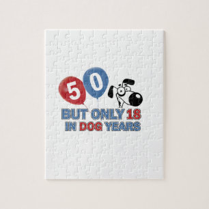 Puzzle conception d'anniversaire de 50 ans
