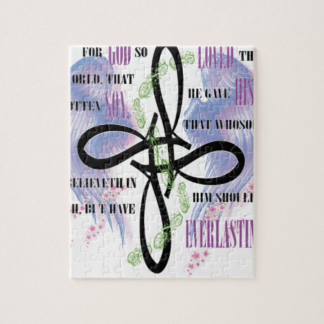 Puzzle Conception de tatouage de 3h16 de John (Vertical)