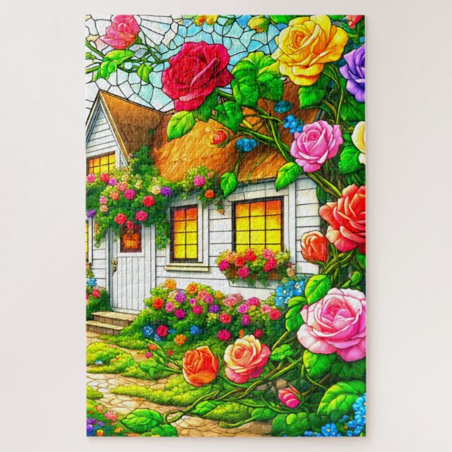 Puzzle Conception des fleurs (Vertical)
