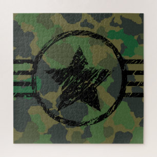 Puzzle conception du camouflage militaire