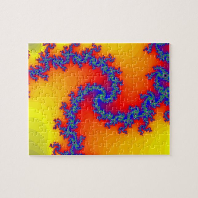 Puzzle : Conception en spirale de fractale (Horizontal)