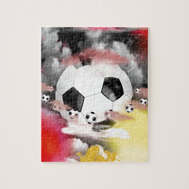 Puzzle Conception graphique d'univers du football (Vertical)
