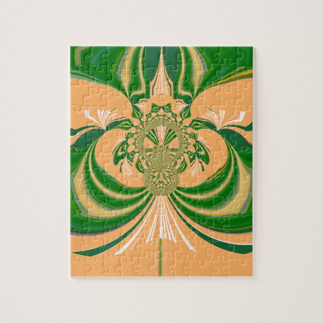 Puzzle Conception jaune vert. (Vertical)