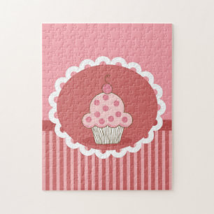 Puzzle Conception rose de petit gâteau