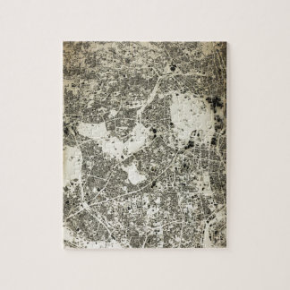 Puzzle Conception vintage de rues et de bâtiments de