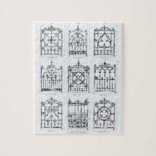Puzzle Conceptions pour des balustrades de fonte, de