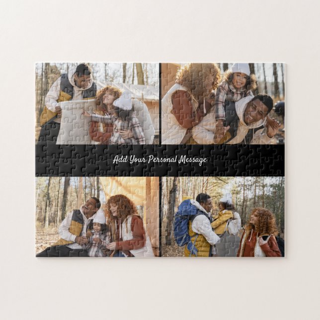 Puzzle Concevez votre propre collection de 4 photos (Horizontal)