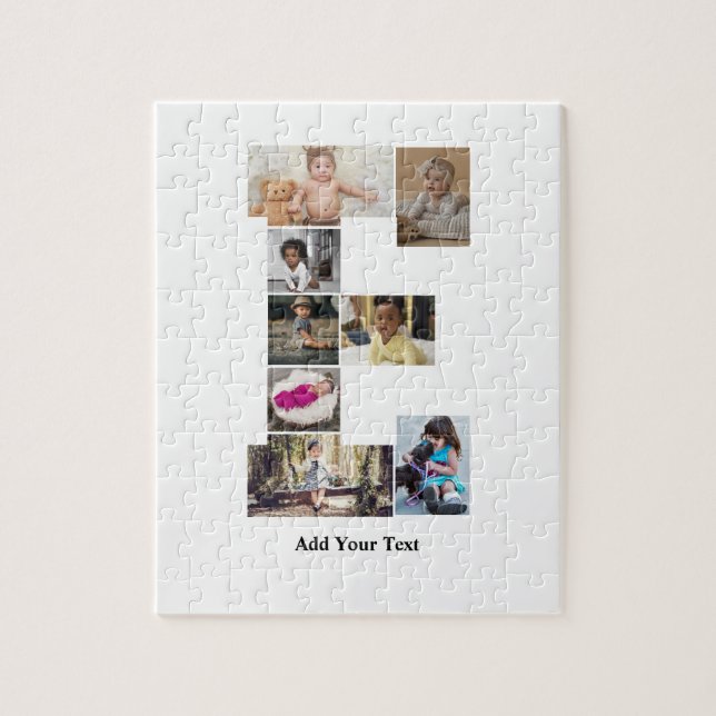 Puzzle Concevez votre propre lettre E photo Collage (Vertical)