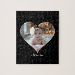 Puzzle Concevez votre propre photo en forme de coeur uniq