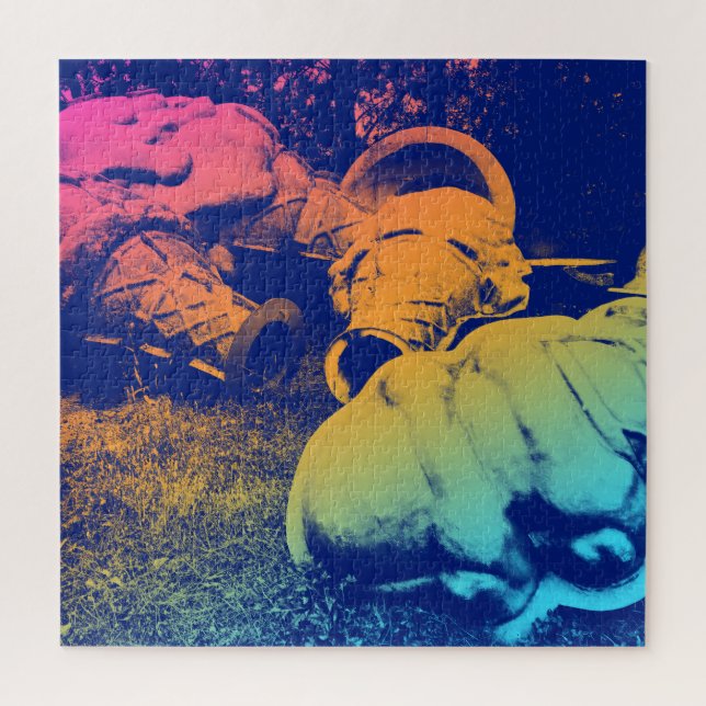 Puzzle cônes de crème glacée d'été en fibre de verre (Vertical)