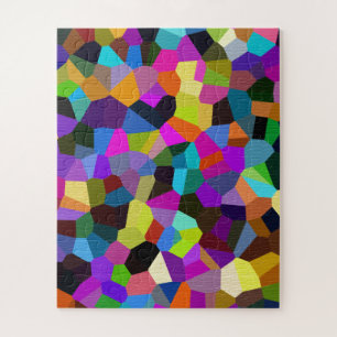 Puzzle Confetti dans les tons bijoux
