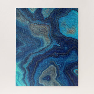 Puzzle « Contours pélagiques » – Un paysage marin abstrai