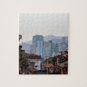 Puzzle Contraste de village de Bukchon Hanok