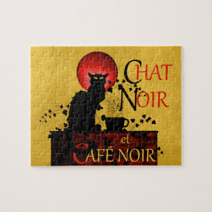 Puzzle Conversation Noir et Café Noir