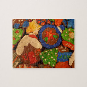 Puzzle Cookies au pain d'épice givré