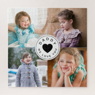 Puzzle Cool Daddy We Love You Photo Collage