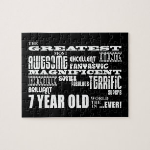 Puzzle Cool Fun 7e anniversaire Grandes 7 années