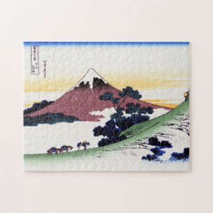 Puzzle Cool oriental japonais Hokusai Fuji View paysage