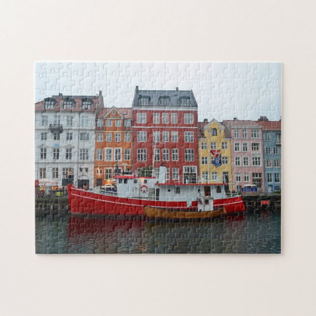 Puzzle Copenhague colorée (Horizontal)