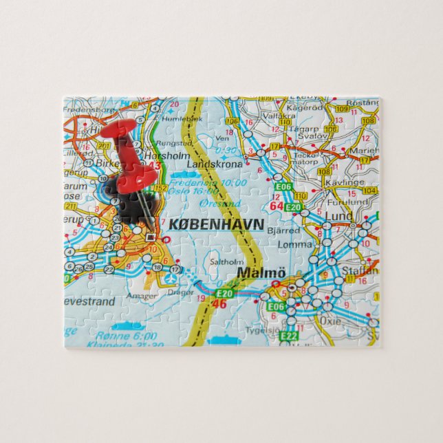 Puzzle Copenhague, København au Danemark (Horizontal)