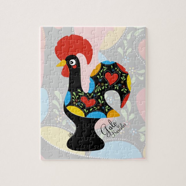 Puzzle Coq célèbre de Barcelos Nr 09 (Vertical)