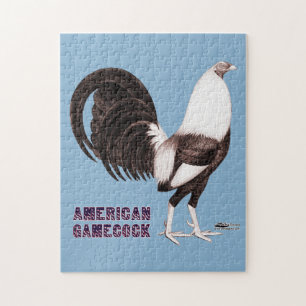 Puzzle Coq de combat Sépia
