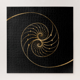 Puzzle Coques de Nautilus - Paire d'or