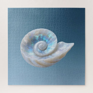 Puzzle Coquille de Nautilus Spirale Iridescente