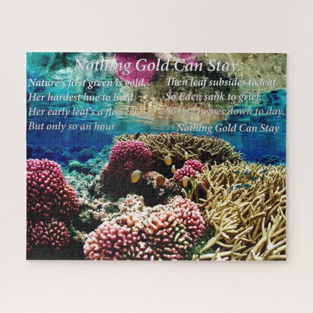 Puzzle corail marin et deux poissons clowns (Horizontal)