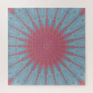 Puzzle Coral Rose Starburst