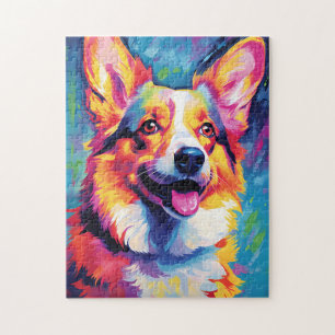 Puzzle Corgi couleur