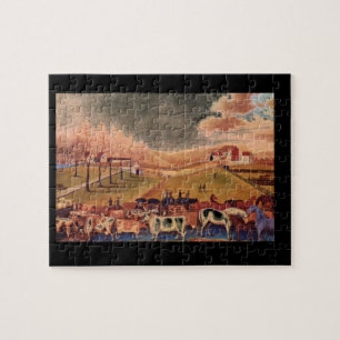 Puzzle Cornell Farm', Edward_Art de l'Amérique