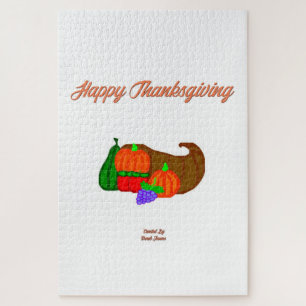 Puzzle Cornucopia de Thanksgiving 20" X 30"