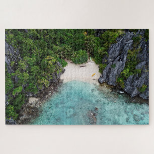 Puzzle Coron Island Palawan Philippines Photographie aéri