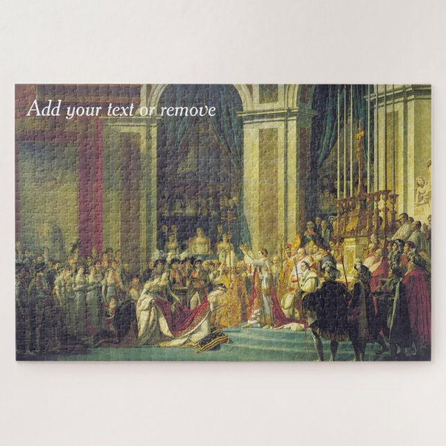 Puzzle "Coronation de Napoléon", Notre Dame, Paris, 1806, (Horizontal)