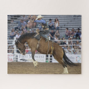 Puzzle Corral de cheval bucking Rodéo Western Cow-boy