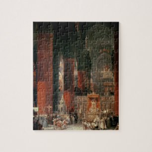 Puzzle Cortège dans la cathédrale de Séville, 1833 (hu