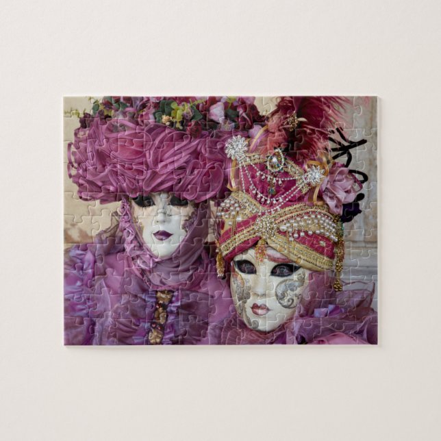 Puzzle Costume de carnaval pourpre, Venise (Horizontal)