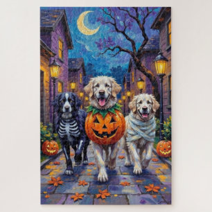 Puzzle Costume d'Halloween pour Great Pyrenees allant che