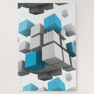Puzzle Coubes 3D SlipperyJoe carré 3D