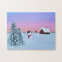 Coucher de soleil de Noël