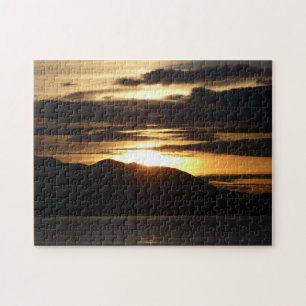 Puzzle Coucher de soleil en Alaska III Photographie magni