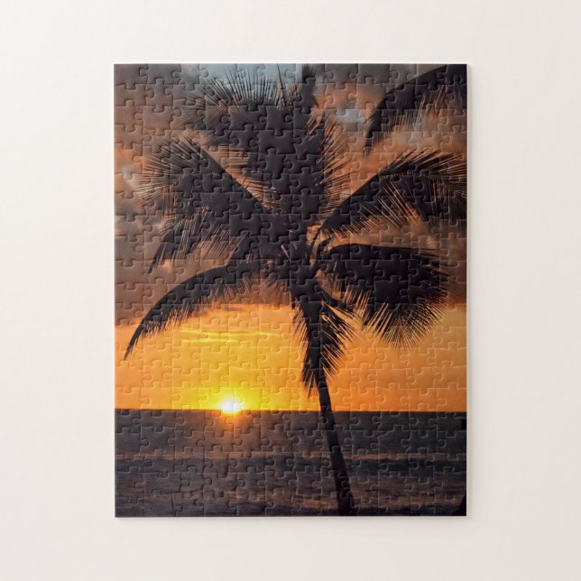 Puzzle Coucher de soleil hawaïen - 11x14 - 252 pc (Vertical)