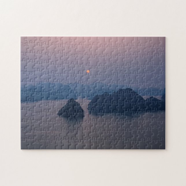 Puzzle Coucher de soleil sur Halong Bay - Vietnam, Asie (Horizontal)