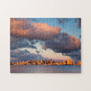 Puzzle Coucher de soleil sur la baie de San Diego